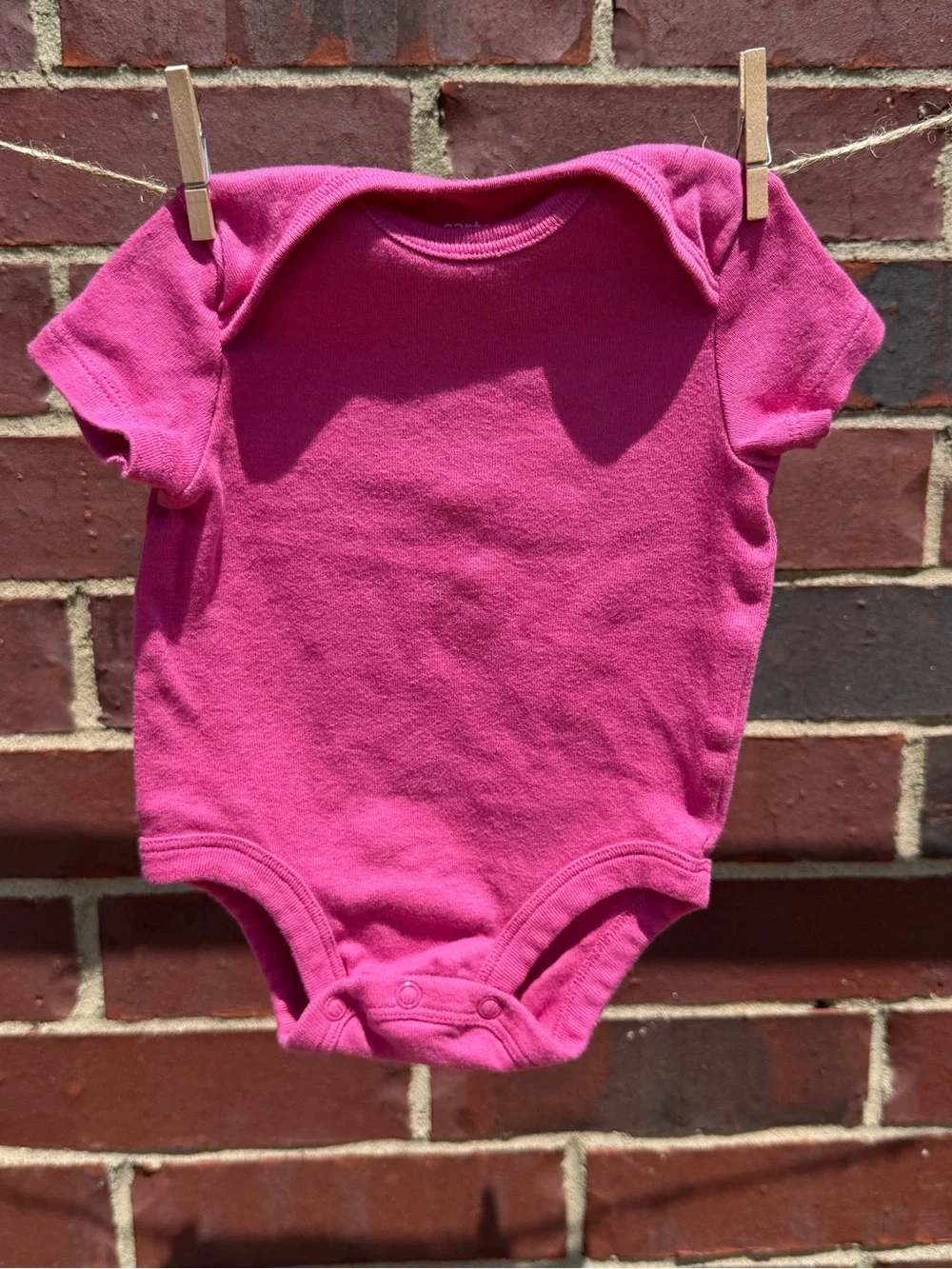 Carter’s Pink Short-Sleeve Bodysuit and Bow Sweat Set